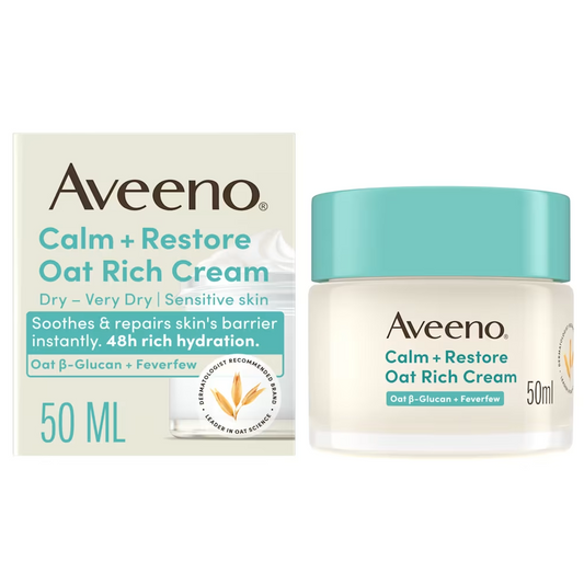 Aveeno Calm+ Restore Oat Rich Cream 50ml