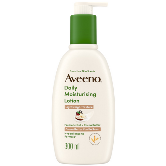 Aveeno Daily Moisturising Body Lotion Cocoa Butter Vanilla 300ml