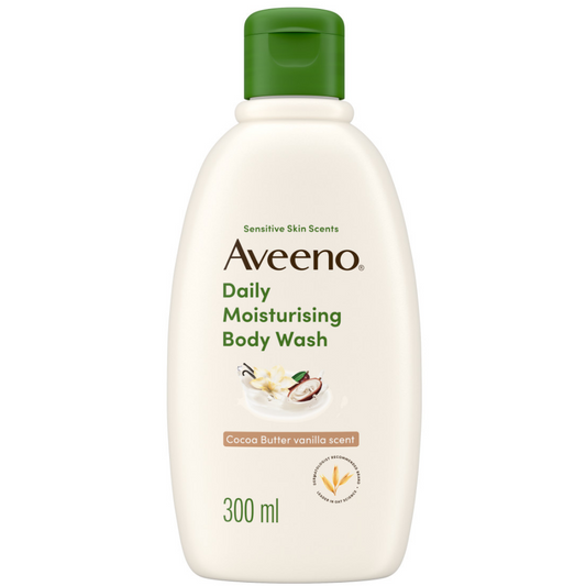 Aveeno Daily Moisturising Body Wash Cocoa Butter Vanilla 300ml