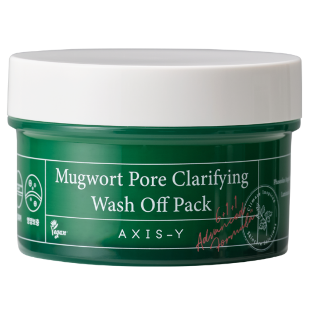 Axis-Y 6+1+1 Mugwort Pore Clarifying Wash Off Mask Pack 100ml