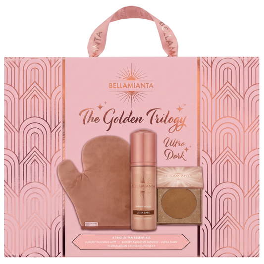 Bellamianta The Golden Trilogy Tan & Bronzer Gift Set Ultra Dark