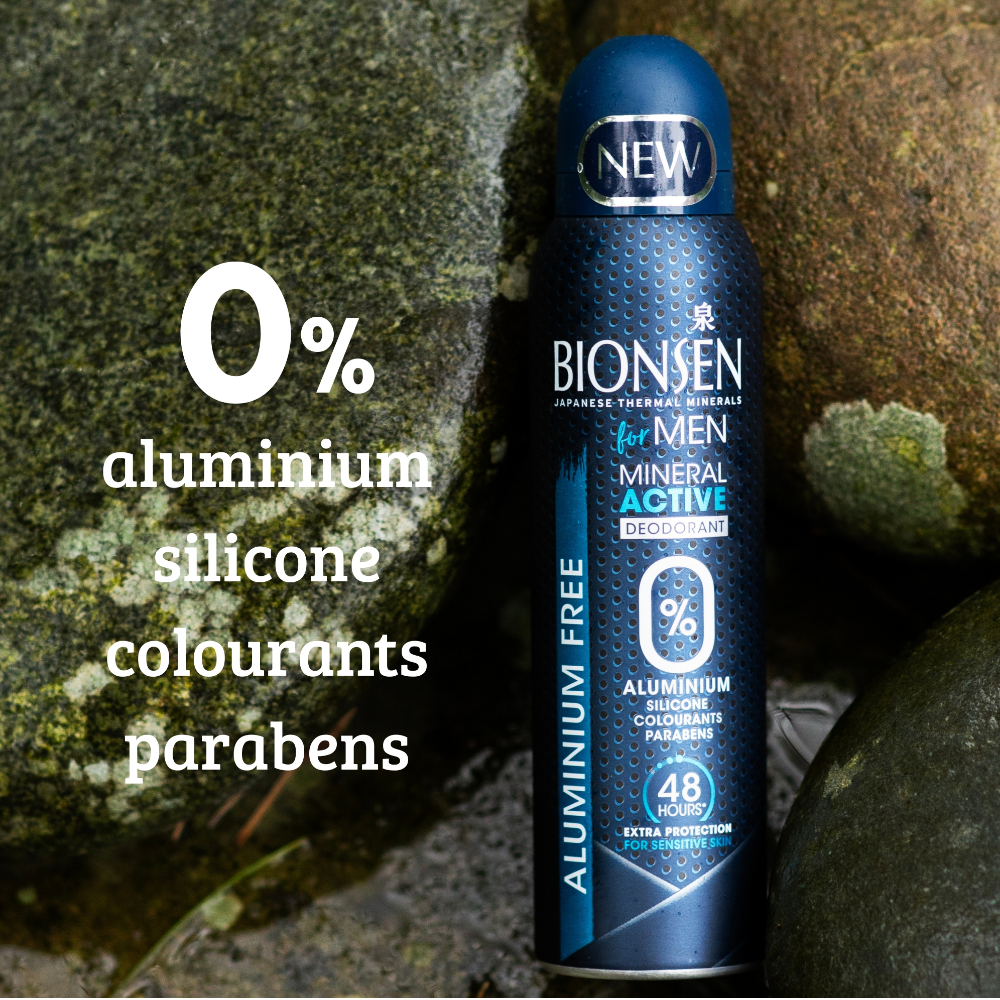 Body Odor Bionsen Deodorant Spray Bionsen Sensitive Aluminium Free  Deodorant Spray 150ml X3 UK