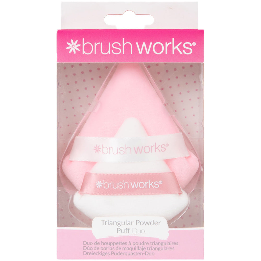 Brushworks Triangular Powder Puff Duo 1