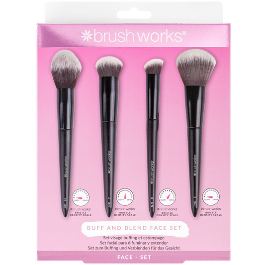 Brushworks Buff & Blend Face Makeup Brush Set