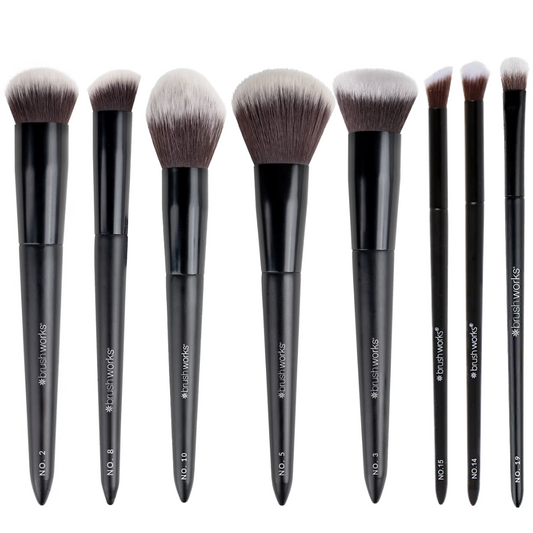 Brushworks Face & Eye Blending Makeup Brush Bundle