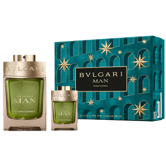 Bvlgari Man Wood Essence Eau De Parfum Gift Set 100ml