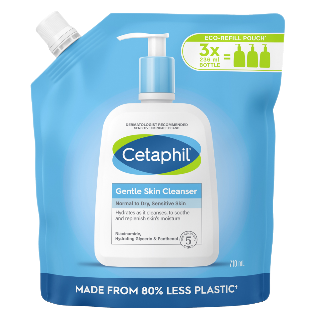 Cetaphil Gentle Skin Cleanser Wash Refill Pouch 710ml