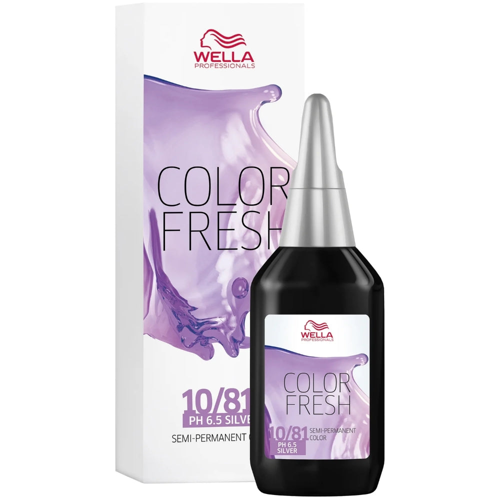 Wella Professionals Colour Fresh Semi Permanent Hair Colour 75ml - 10/81 Lightest Blonde Pearl As