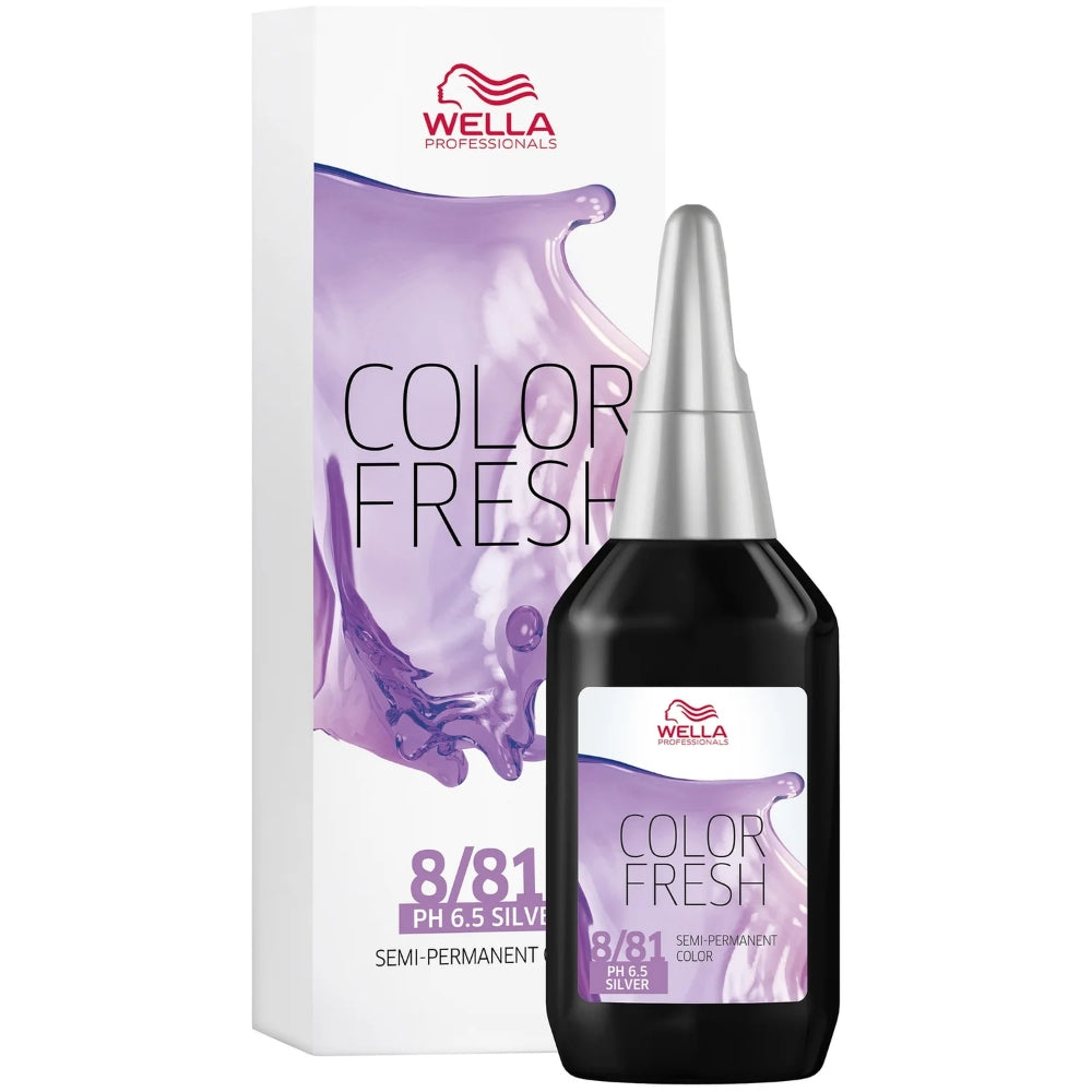 Wella Professionals Colour Fresh Semi Permanent Hair Colour 75ml - 8/81 Light Blonde Pearl Ash