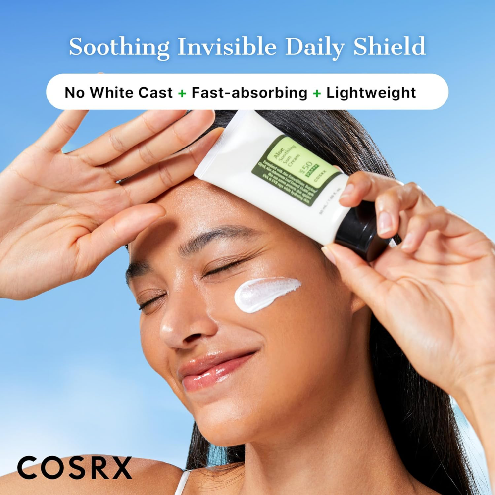 CosRx Aloe Soothing Sun Cream SPF50+ 50ml – Justmylook