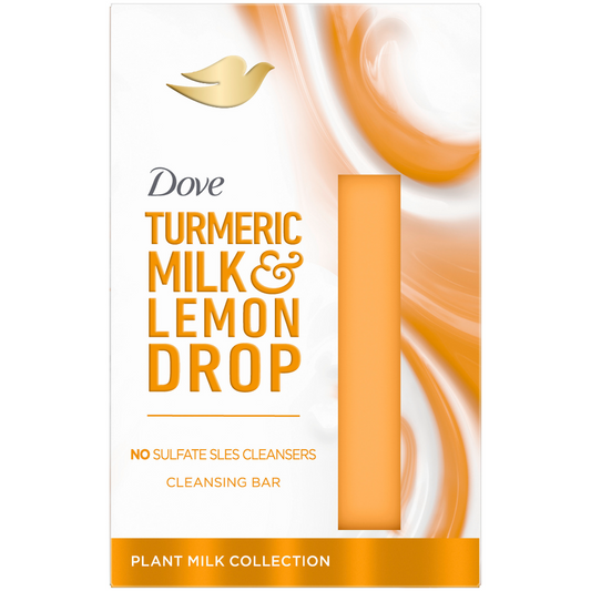 Dove Turmeric Milk & Lemon Drop Plant Milk Cleansing Bar 141g