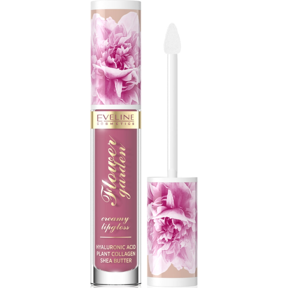 Eveline Cosmetics Flower Garden Creamy Lip Gloss 4.5ml - 03 Magnolia Cream