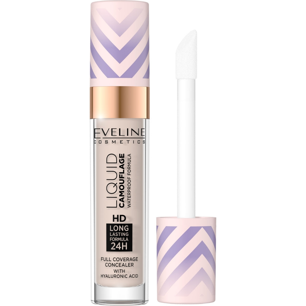 Eveline Cosmetics Liquid Camouflage Waterproof Concealer 7ml - 02 Light Vanilla