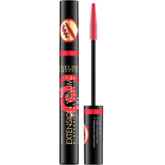 Eveline Cosmetics Extension Volume False Definition 4D Mascara Black 10ml