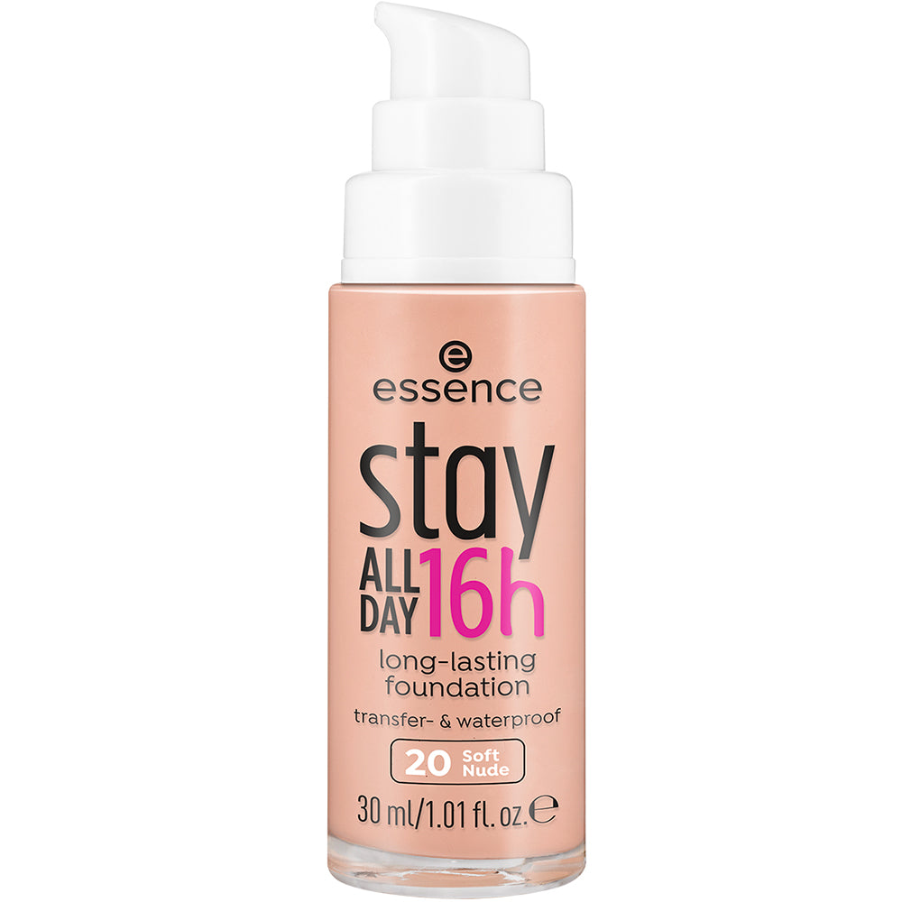 Essence Stay All Day 16h Longlasting Foundation 30ml - 20 Soft Nude