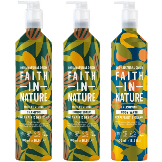 Faith In Nature Shea & Argan Aluminium Trio