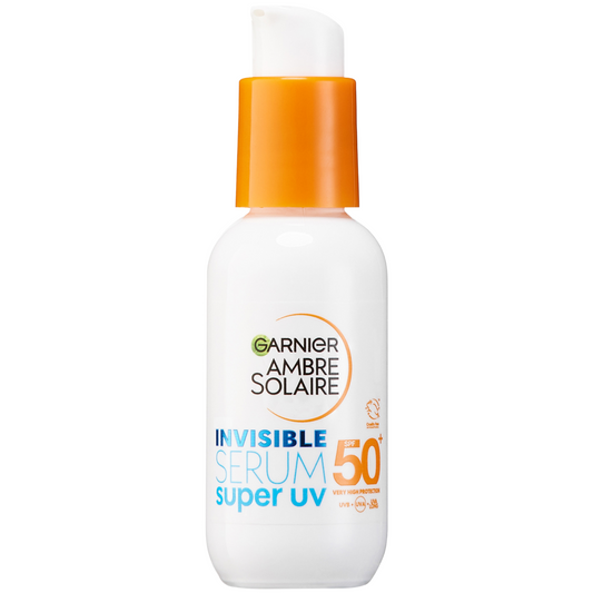 Garnier Ambre Solaire Super UV Invisible Daily Sunscreen Face Serum SPF50+ 30ml