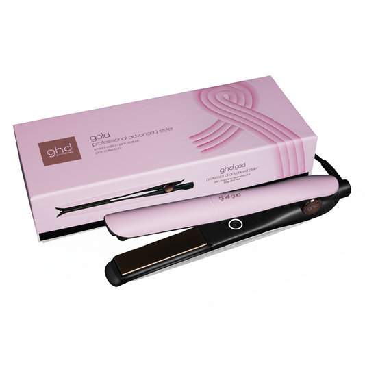ghd Limited Edition Gold Professional Advanced Hair Straightener Pink Sorbet