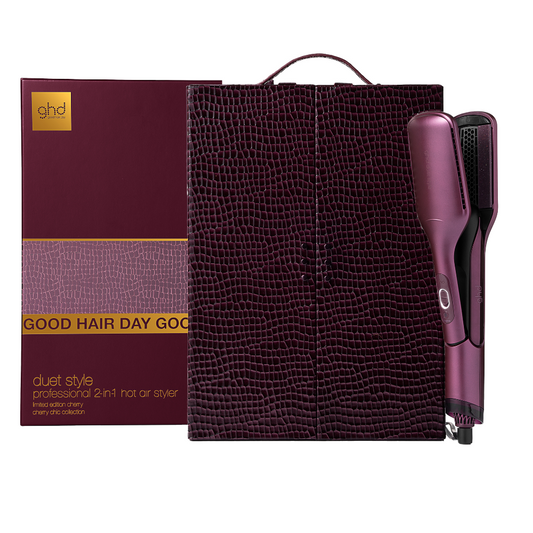 ghd Limited Edition Duet Professional 2-in-1 Hot Air Straightener Cherry Chic Gift Set