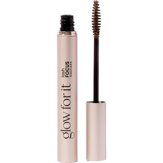 Glow For It Focus Lash Growth Mascara Brown 6ml