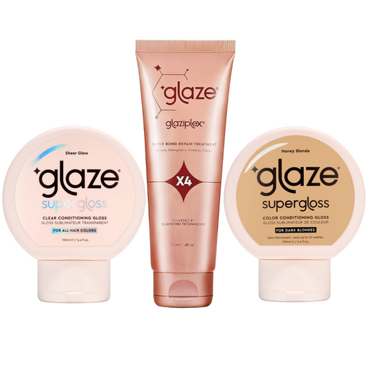 Glaze Super Gloss Honey Blonde Trio