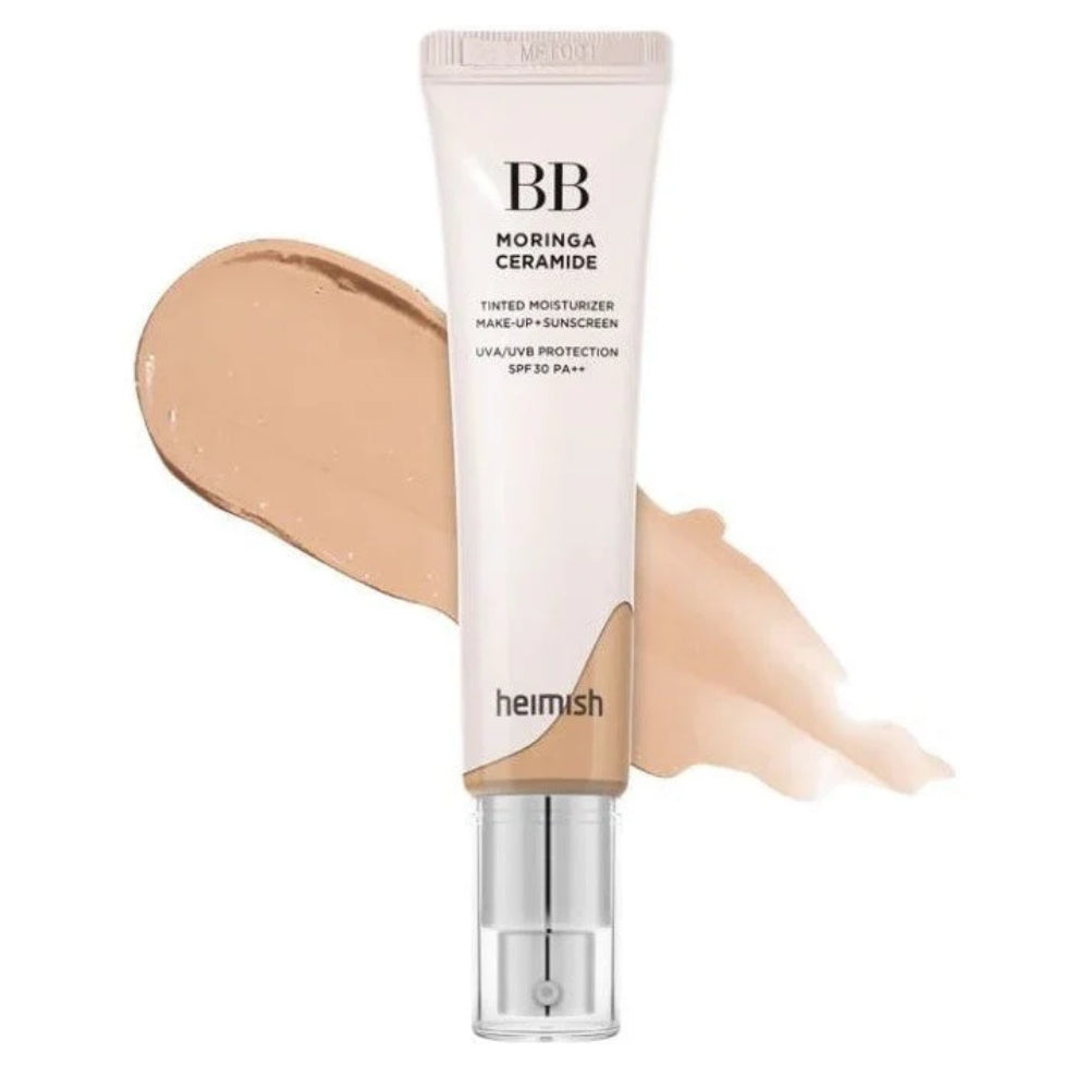 Heimish Moringa Ceramide BB Cream Tinted Moisturiser PA++ SPF30 30g - 23N Light Medium