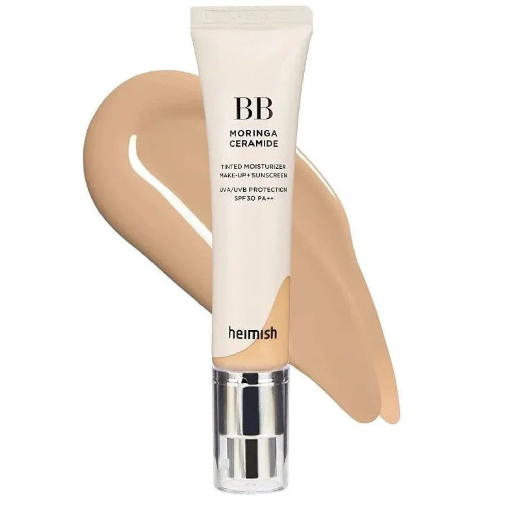 Heimish Moringa Ceramide BB Cream Tinted Moisturiser PA++ SPF30 30g - 25N Medium