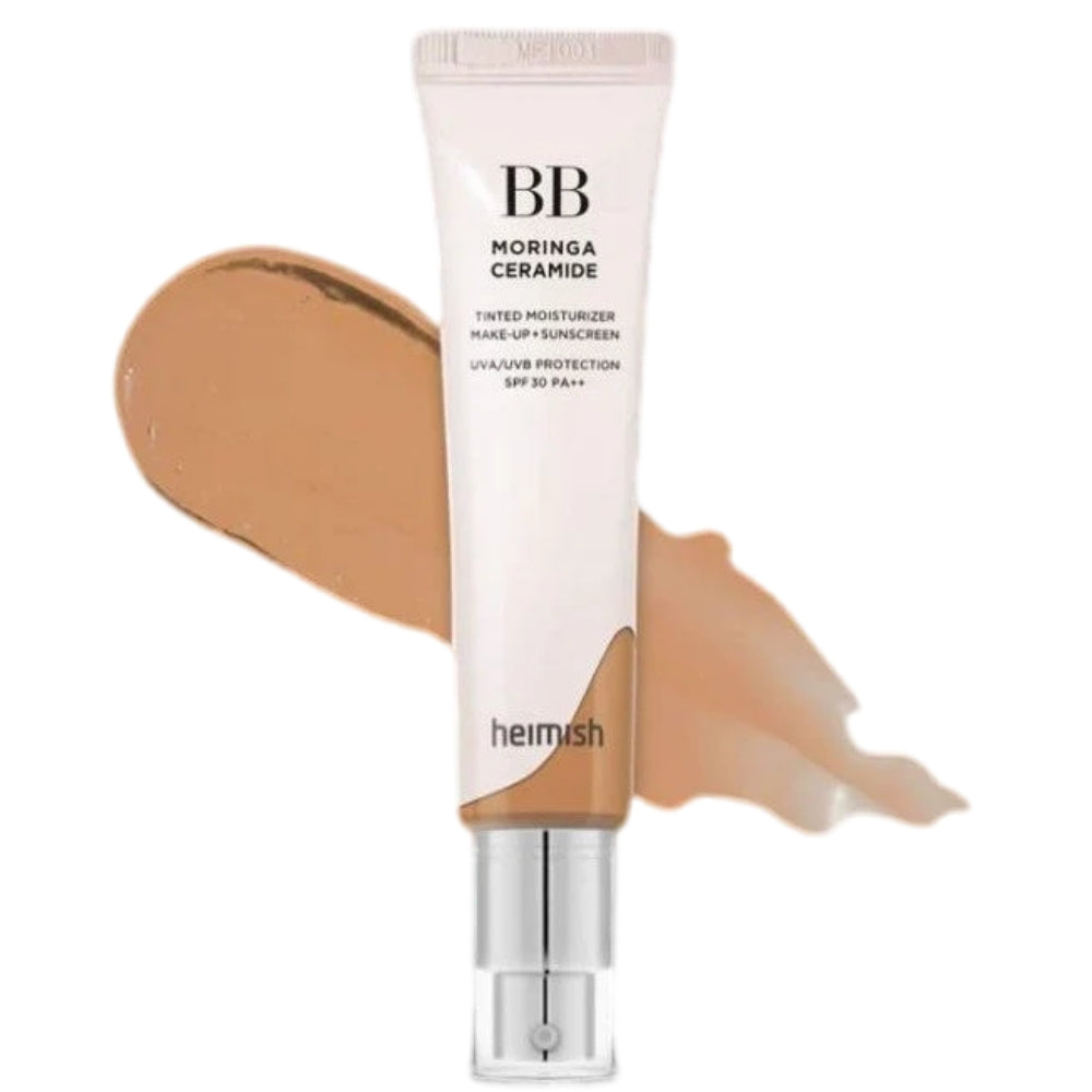 Heimish Moringa Ceramide BB Cream Tinted Moisturiser PA++ SPF30 30g - 27N Light Tan