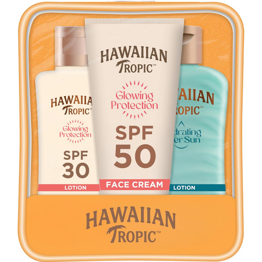 Hawaiian Tropic Glow Protection Trio Travel Set