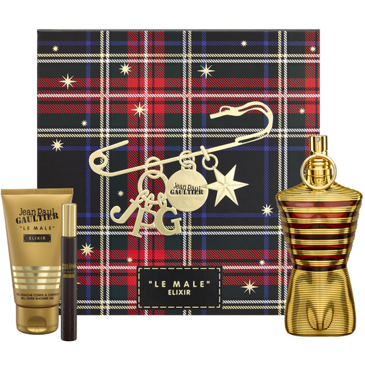 Jean Paul Gaultier Le Male Elixir Eau De Parfum Gift Set 125ml