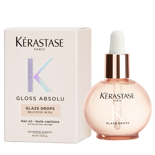 Kérastase Gloss Absolu Glaze Drops Hair Oil with Wild Rose 45ml