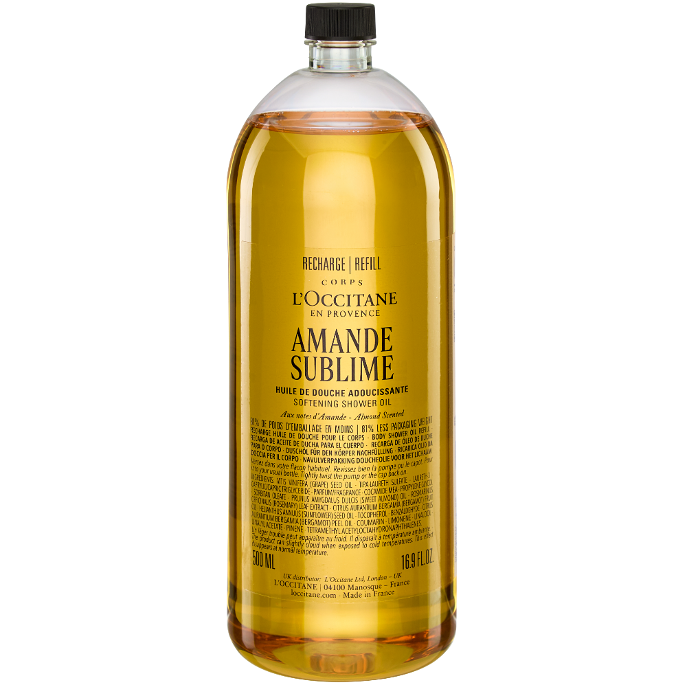 L'Occitane Almond Shower Oil Refill 500ml
