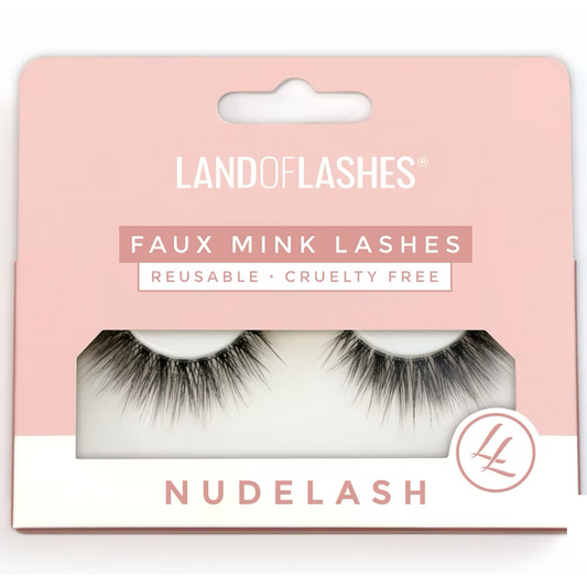 Land Of Lashes NudeLash Faux Mink Strip Lashes #3 Black