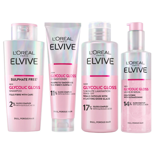 L'Oreal Paris Glycolic Regime 4 Piece Bundle