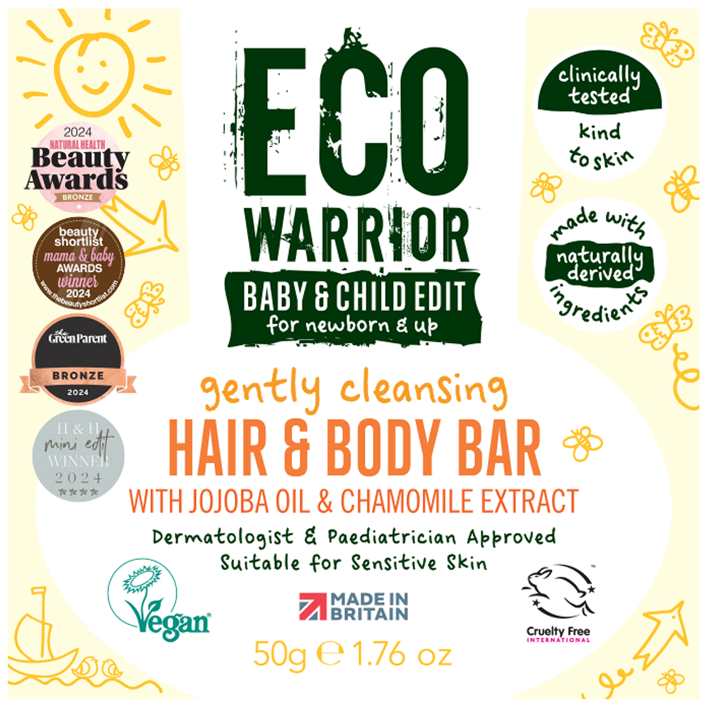Little Soap Company Eco Warrior Baby & Child Gently Cleansing Hair & Body Bar 50g