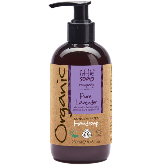 Little Soap Company Organic Concentrated Hand Soap Pure Lavender 250ml