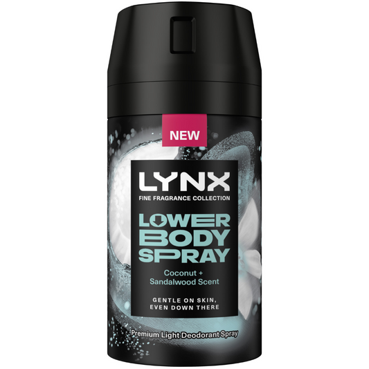 Lynx Coconut & Sandalwood Lower Deodorant Body Spray 100ml
