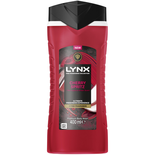 Lynx Cherry Spritz Premium Shower Gel 400ml