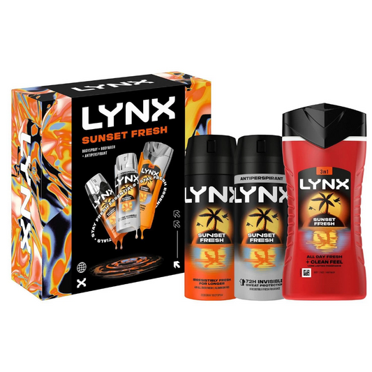 Lynx Sunset Fresh Body Care Gift Set