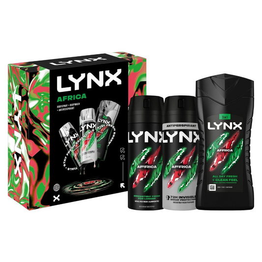 Lynx Africa Body Care Trio Gift Set