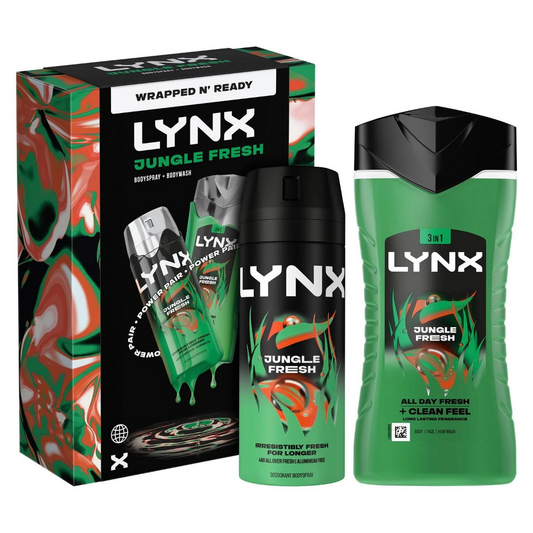 Lynx Jungle Fresh Body Care Duo Gift Set
