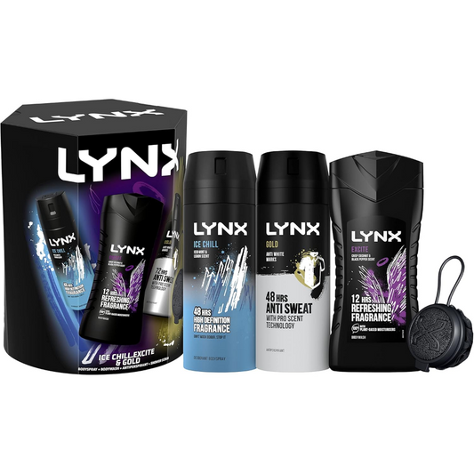 Lynx All Stars Body Wash & Body Spray Trio Gift Set