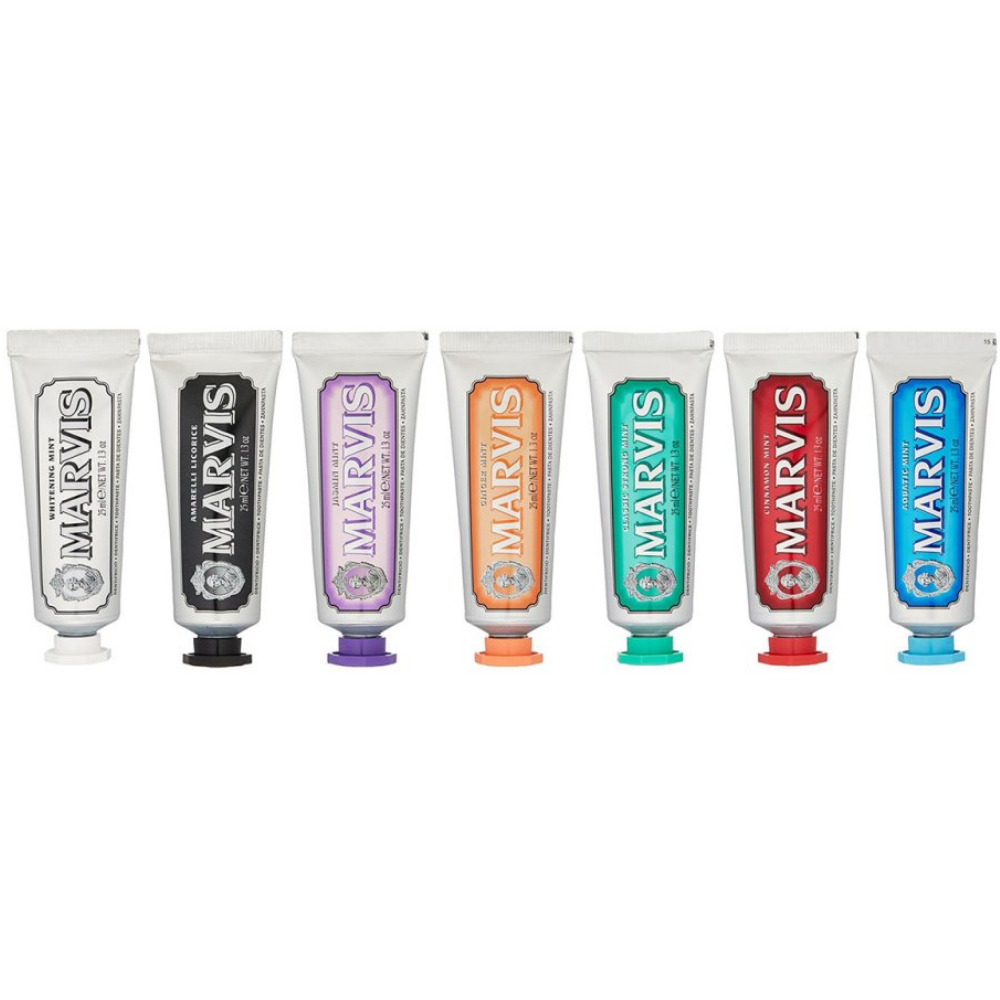 Toothpaste Color Code Marvis Marvis Toothpaste Flavour Collection 7 x 25ml – Justmylook