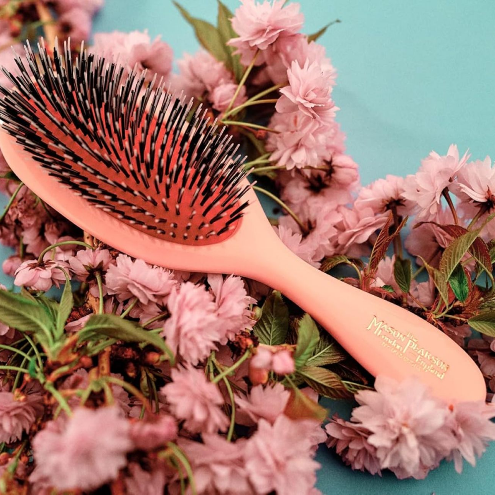 Mason Pearson Pocket Bristle & Nylon Hairbrush Pink BN4 – Justmylook