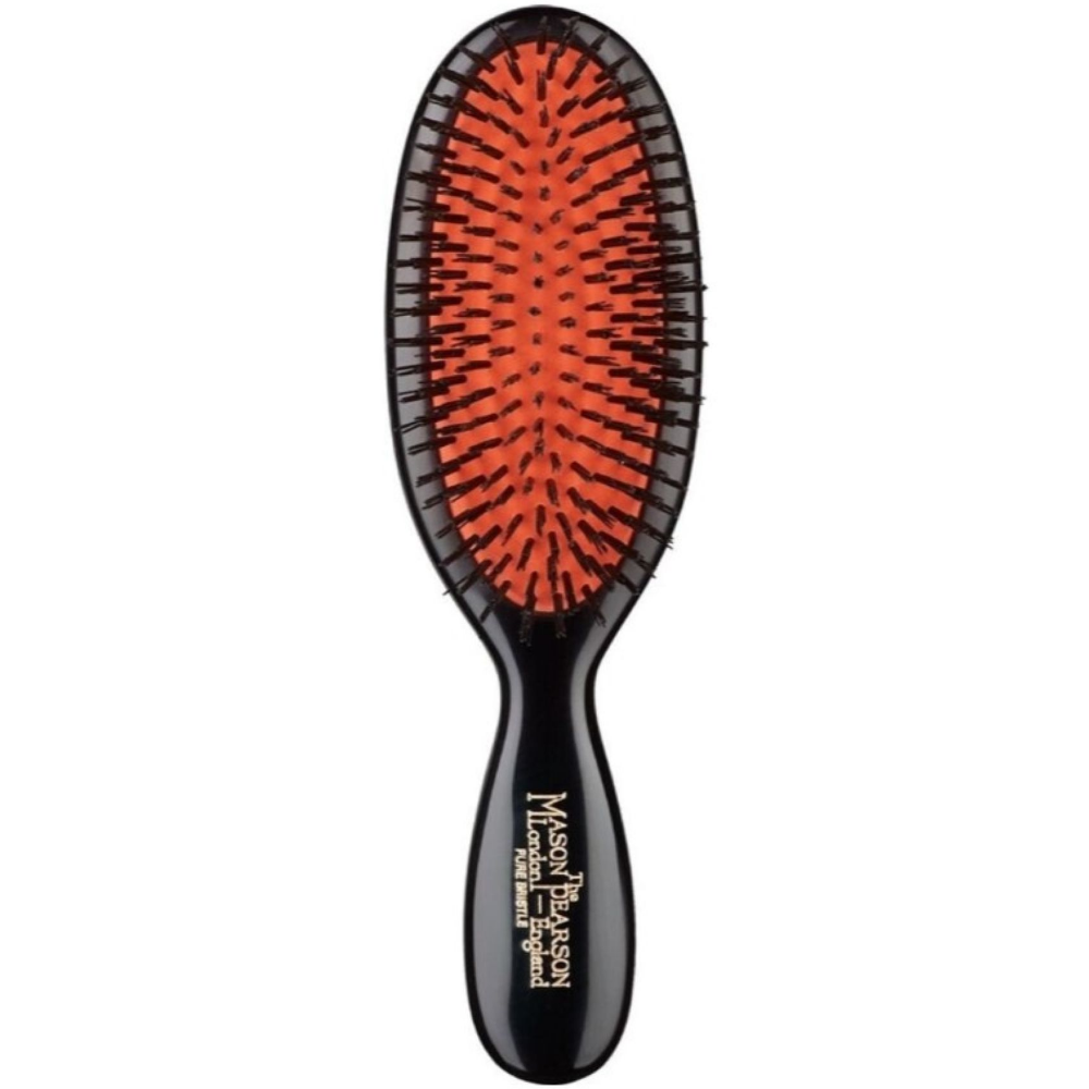 Mason Pearson Pocket Boar Bristle Hairbrush Dark Ruby B4 – Justmylook