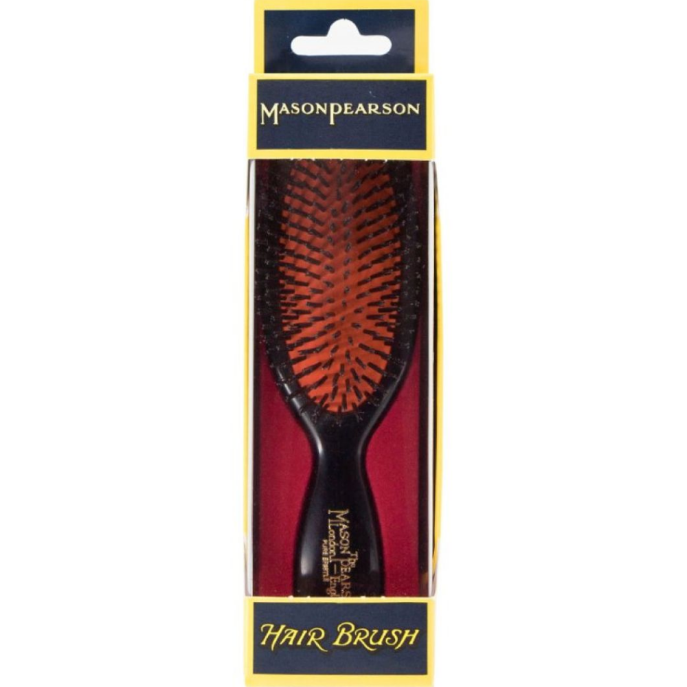 Mason Pearson Pocket Boar Bristle Hairbrush Dark Ruby B4 – Justmylook