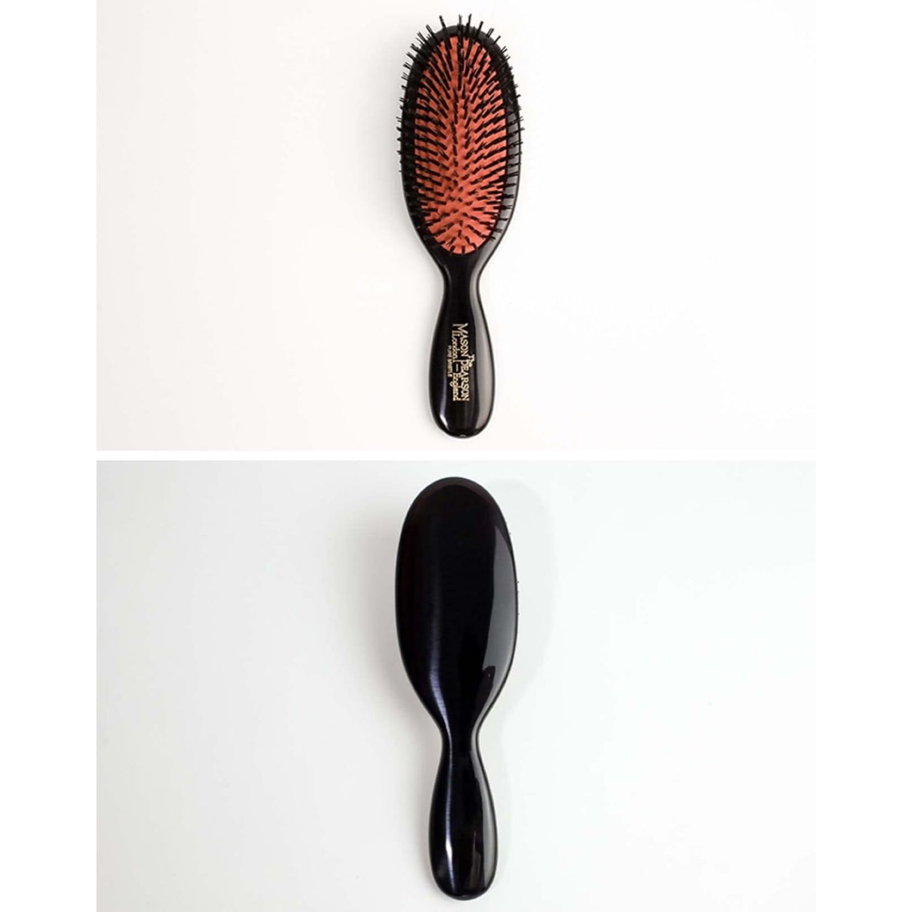 Mason Pearson Pocket Boar Bristle Hairbrush Dark Ruby B4 – Justmylook