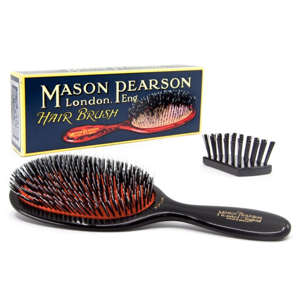 Mason Pearson Popular Bristle & Nylon Hairbrush Dark Ruby BN1