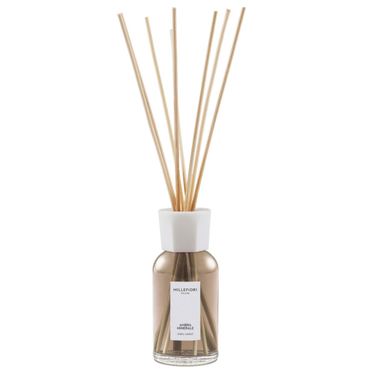 Millefiori Milano Reed Diffuser Ambra Minerale 250ml