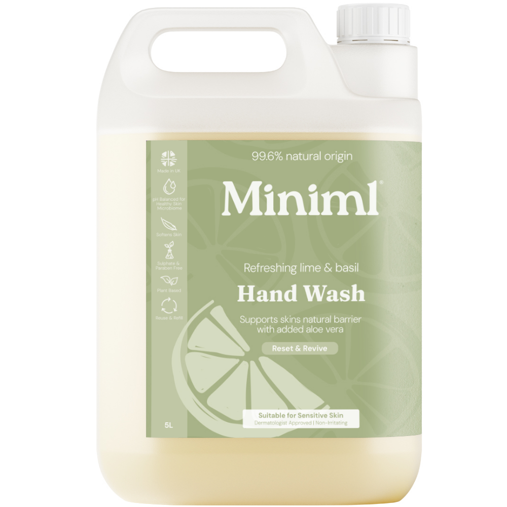 Miniml Eco Friendly Hand Soap Lime, Basil & Mandarin 5000ml